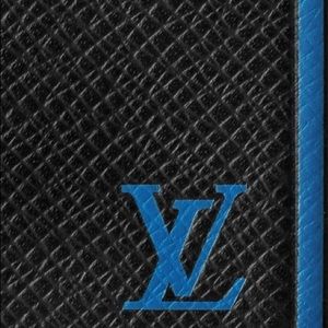 Brand new black and blue wallet